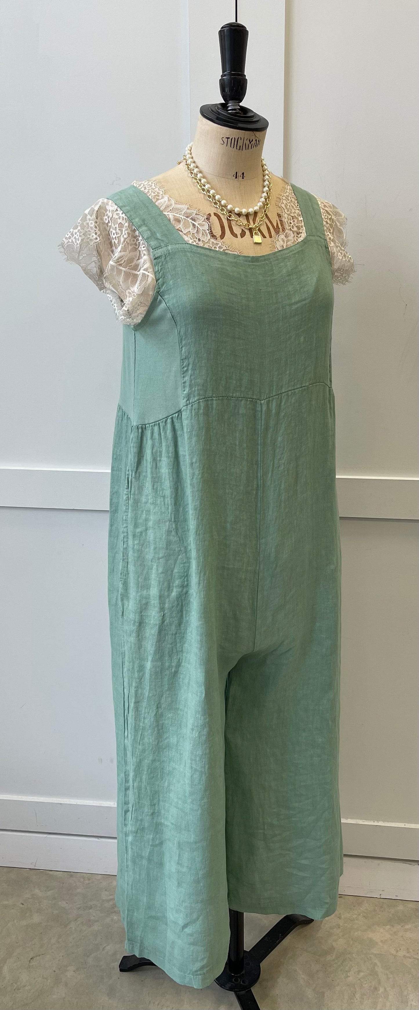 Linen Dungarees