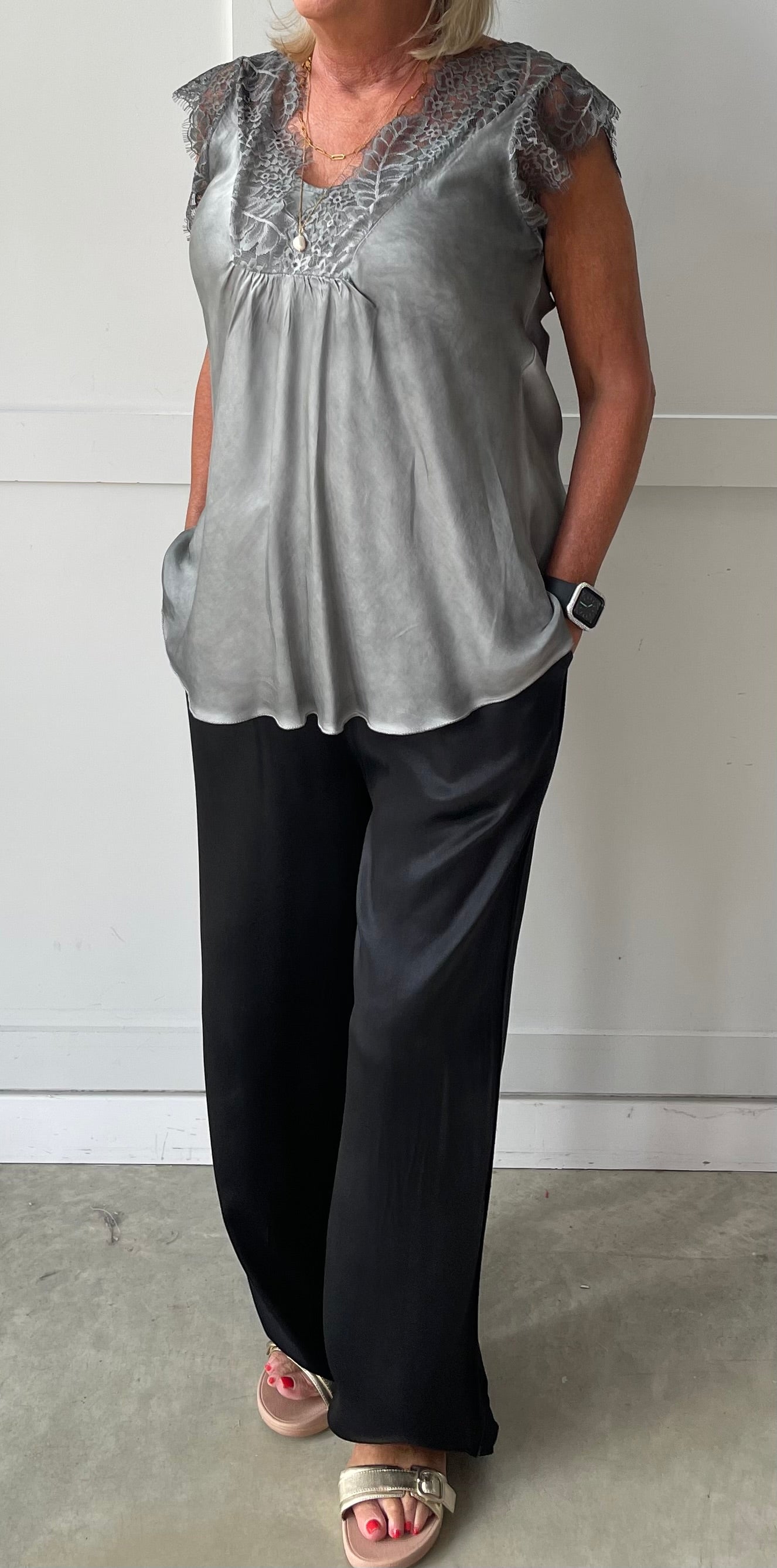 The Patsy Luxury Satin Trousers