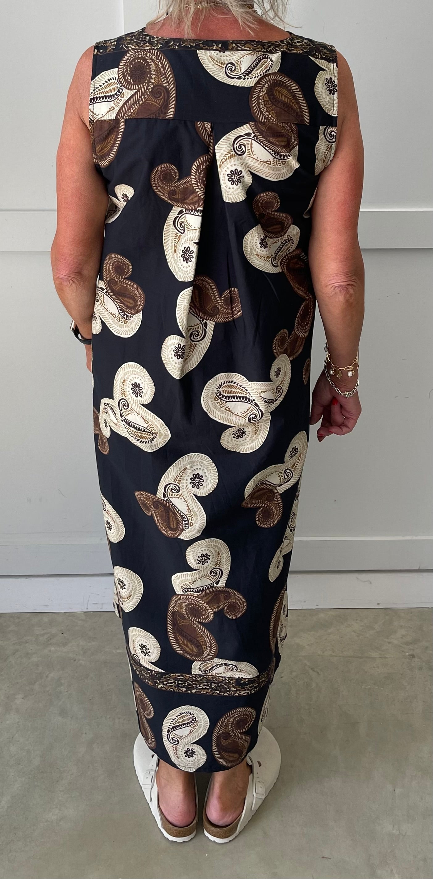 The Petra - Large Paisley Print Dress