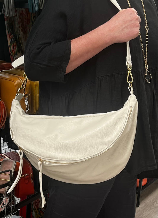 Giant Leather Bumbag Bag Handbag