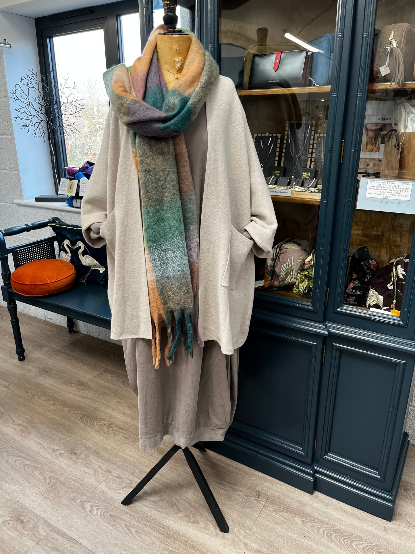 The Cora - 3/4 length front pocket cardigan