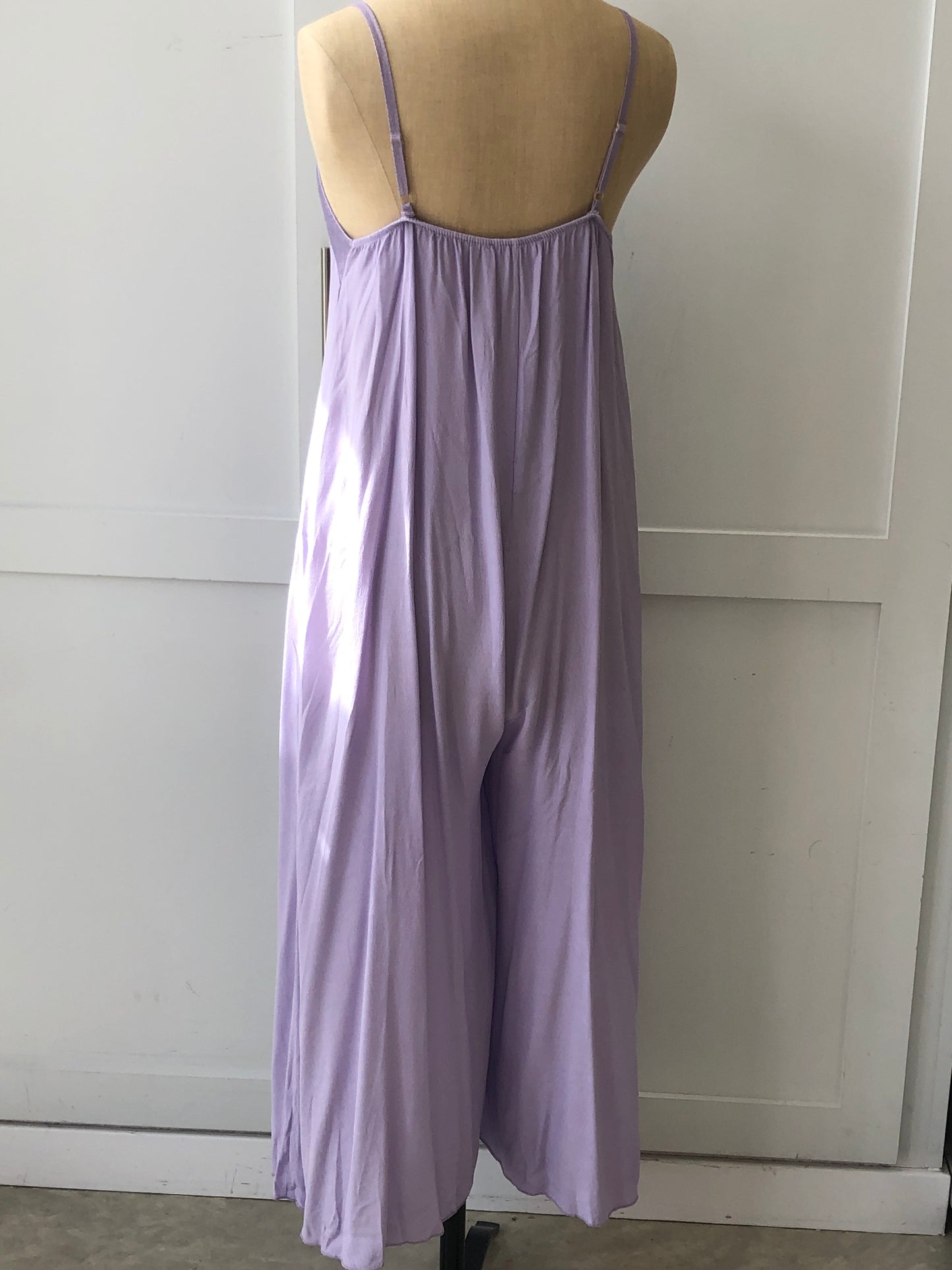 The Jessica Satin Edge Wide Leg Jumpsuit
