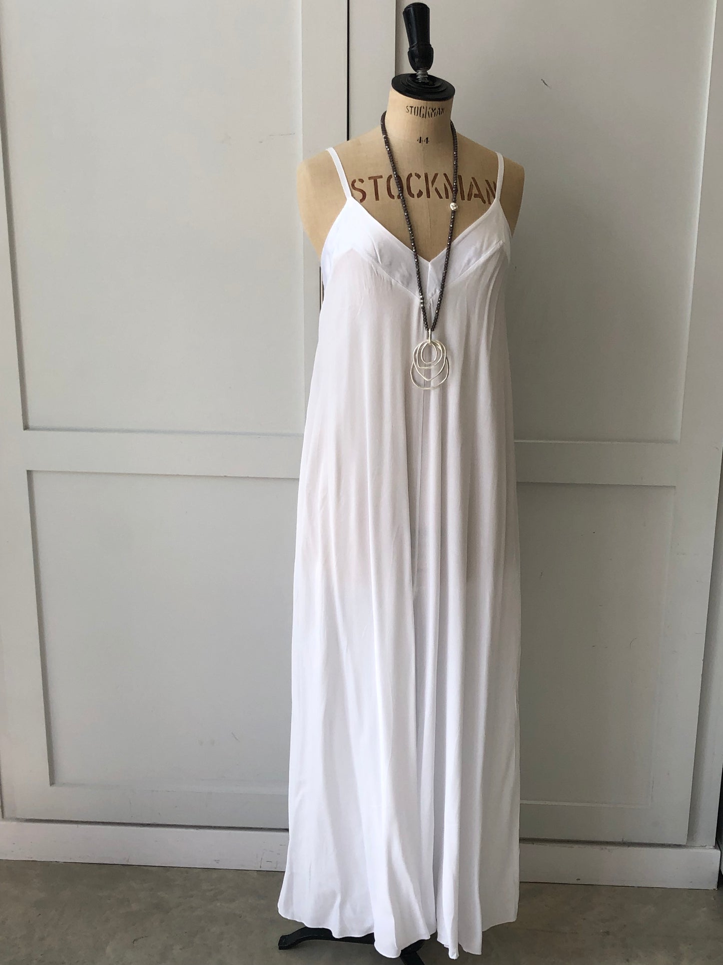 The Jessica Satin Edge Wide Leg Jumpsuit