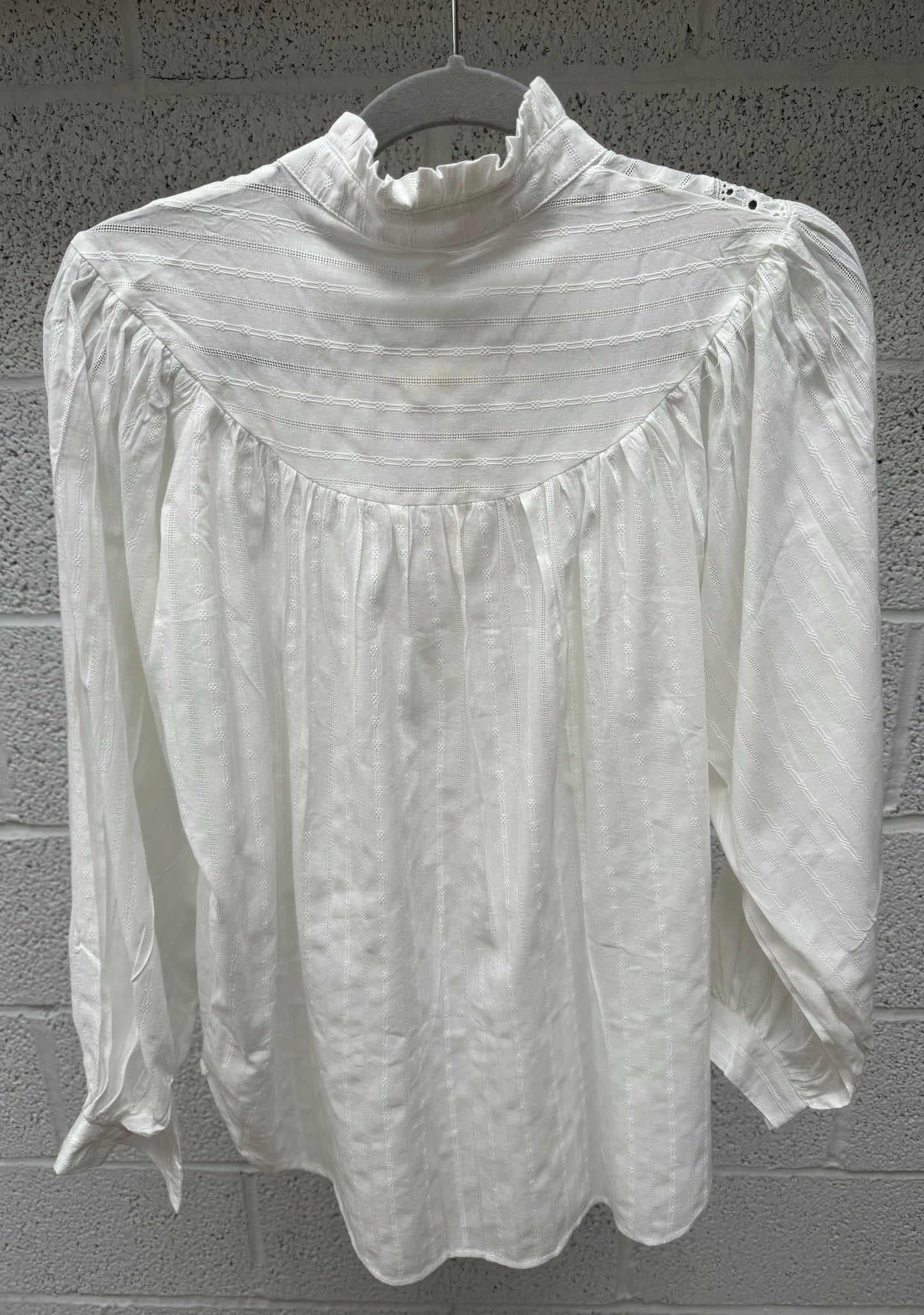 The Alice White High Neck Blouse
