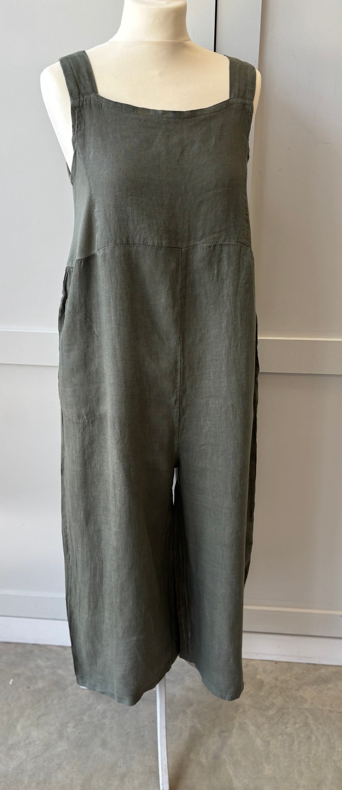Linen Dungarees