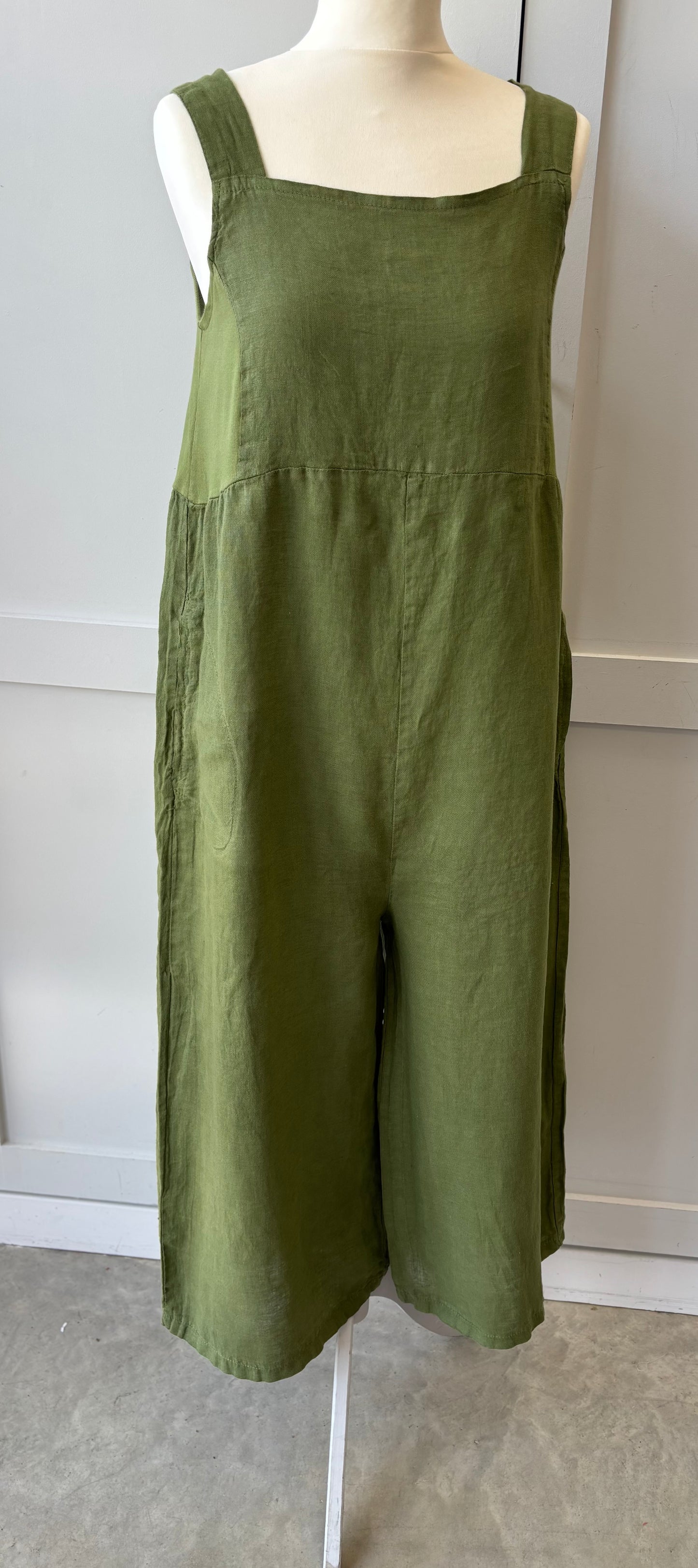 Linen Dungarees