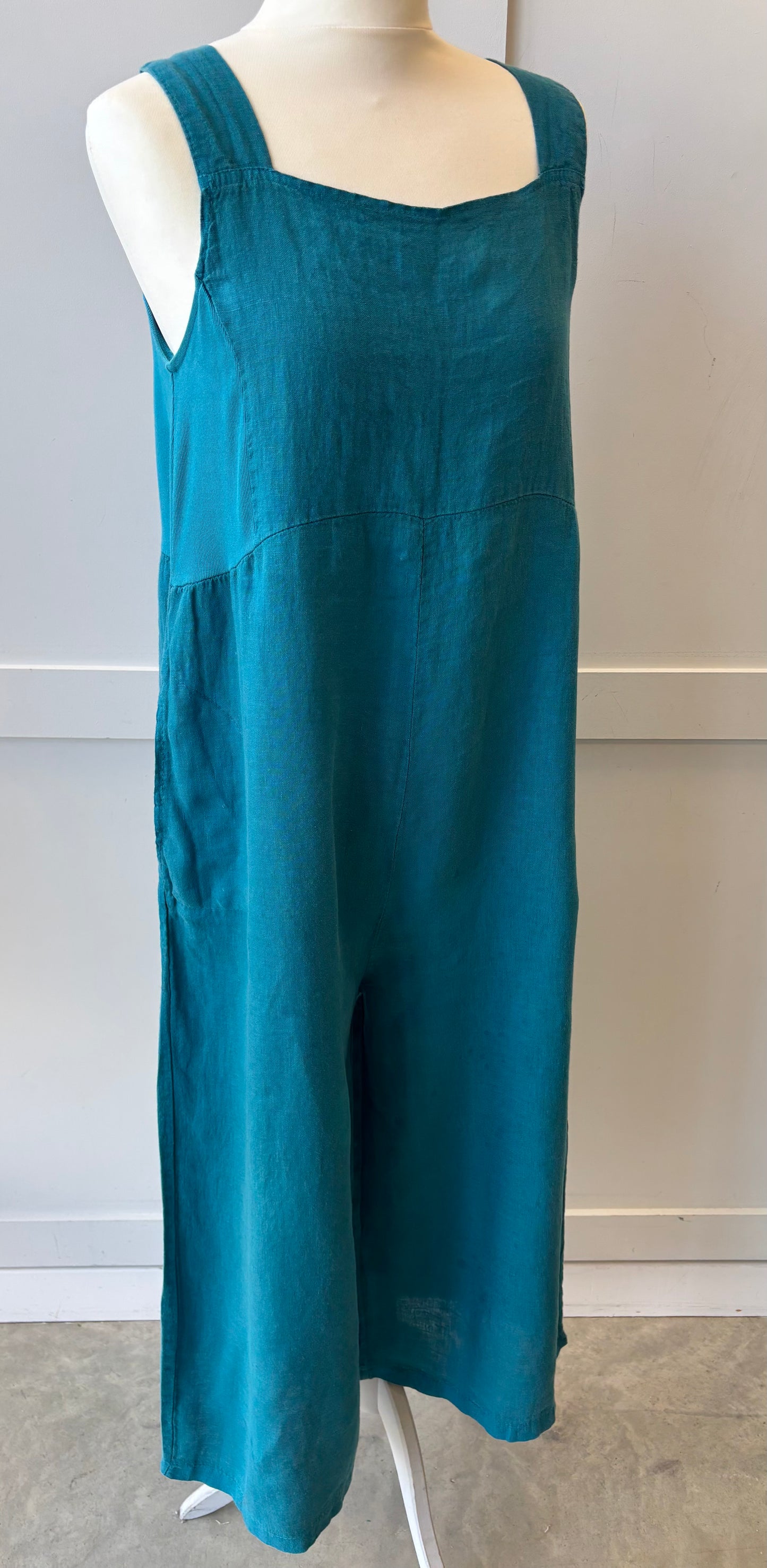Joss Linen Dungarees