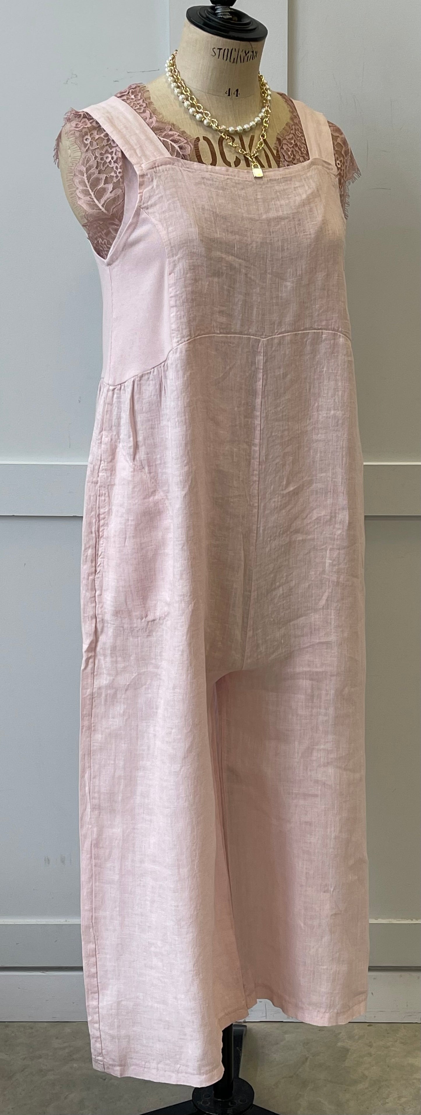 Linen Dungarees