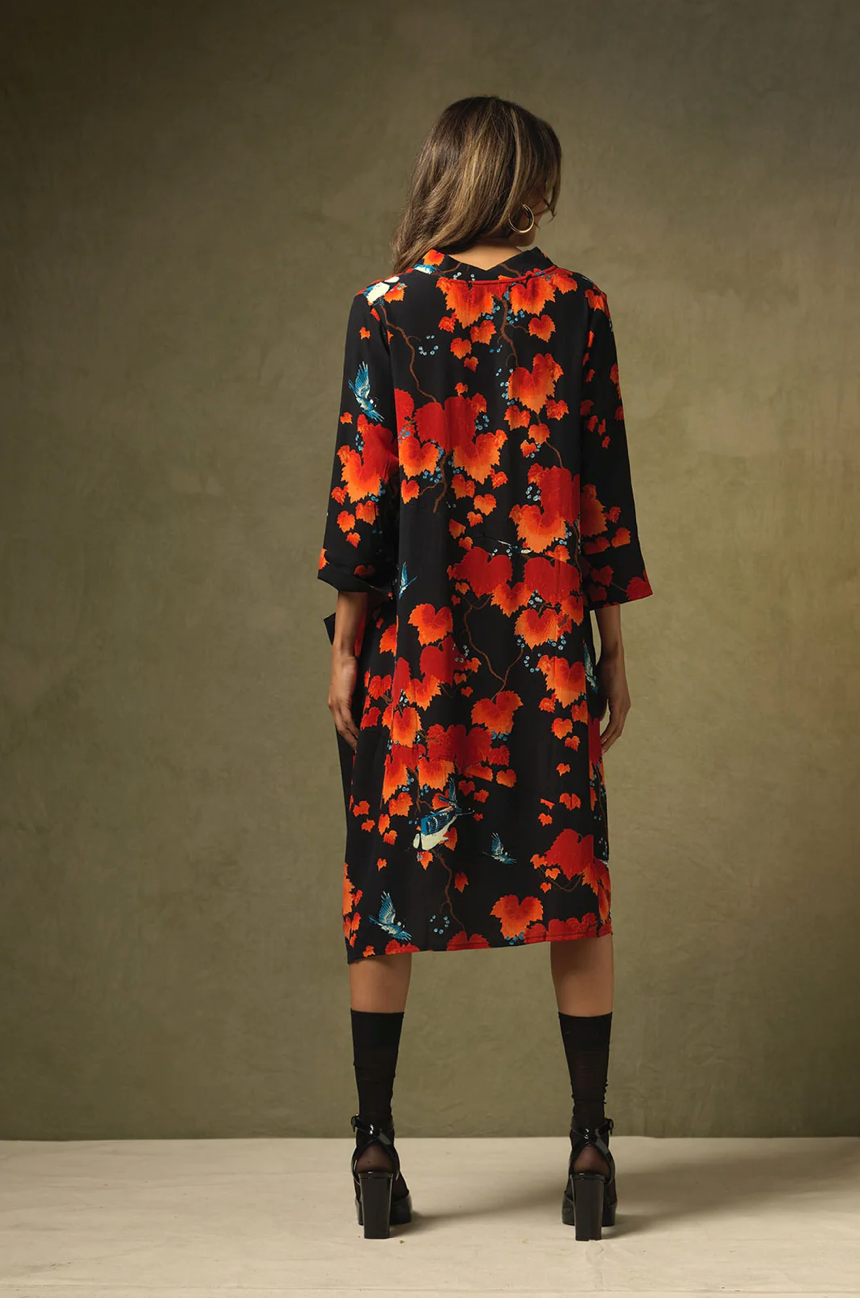 One Hundred Stars Black Acer Asymmetric Dress