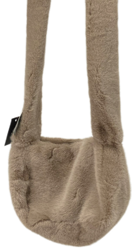Faux Fur Crossbody Bag