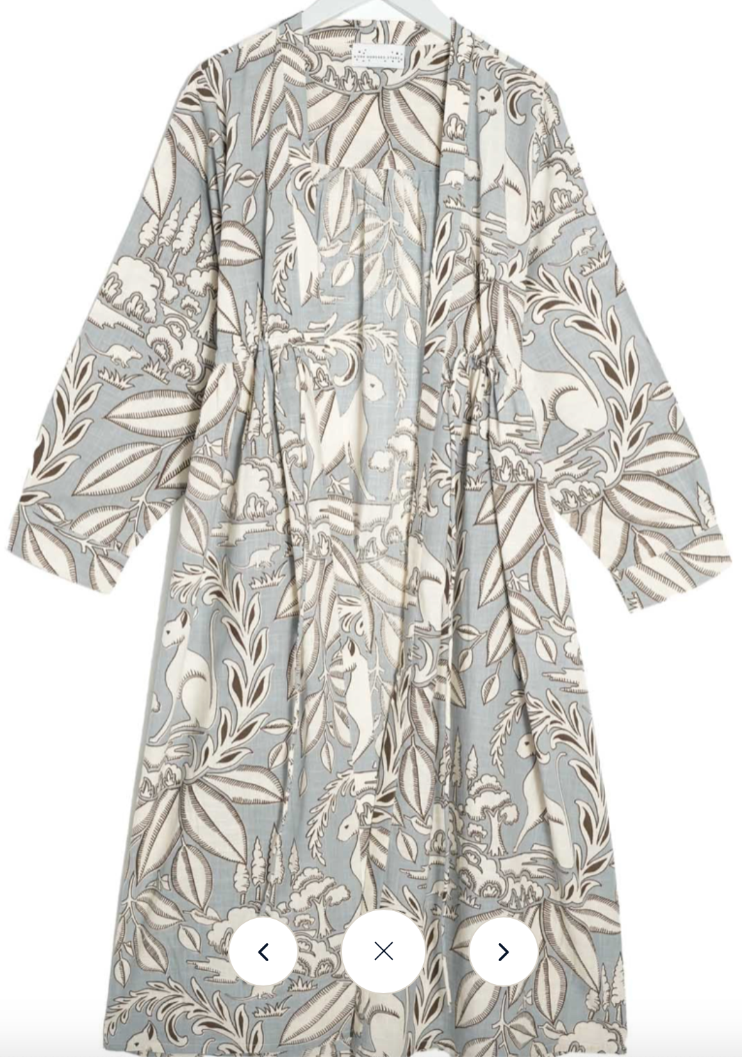 One Hundred Stars Sphinx Grey Duster Jacket Coat