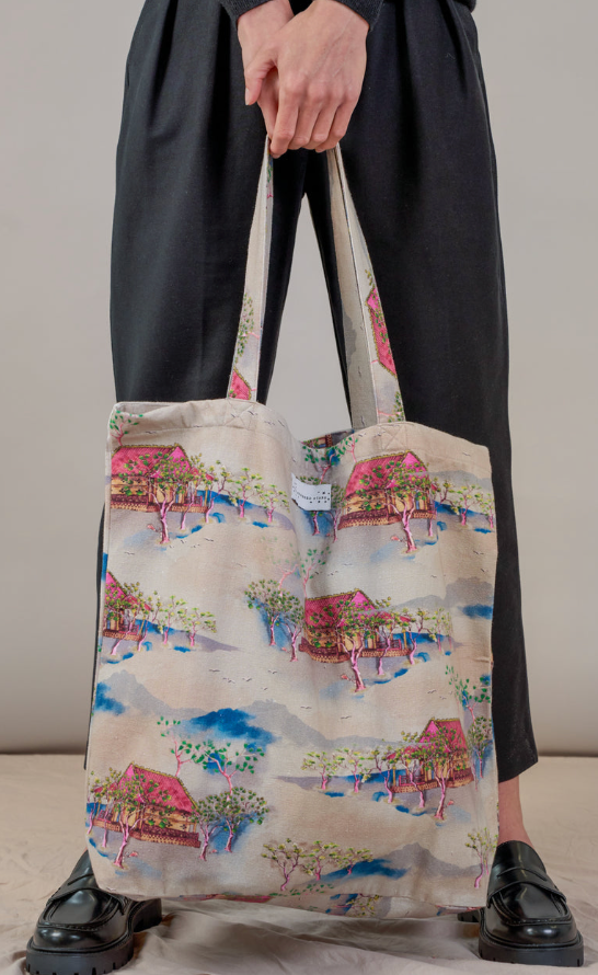 One Hundred Stars Canvas Tote Bags