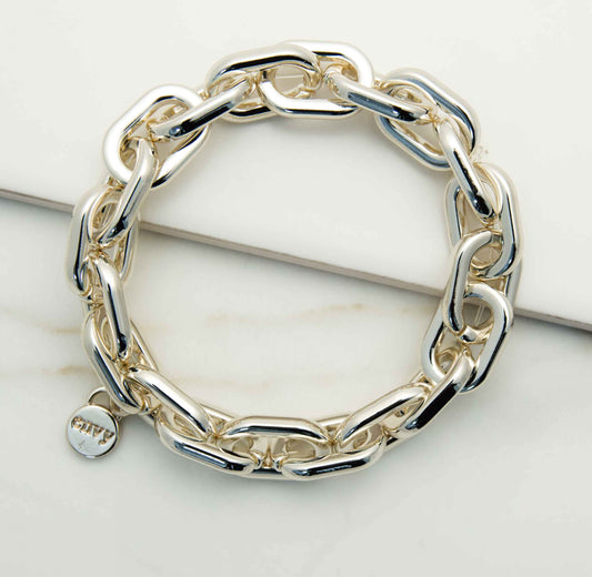 Envy stretch chunky link bracelet 1754