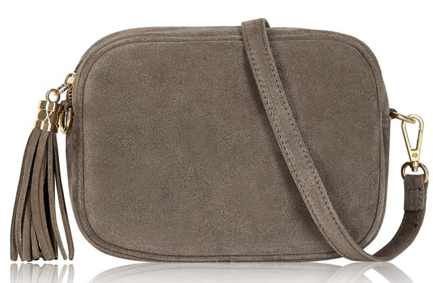 Cross Body Camera Bag Suede