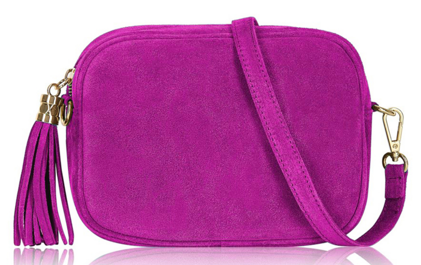 Cross Body Camera Bag Suede