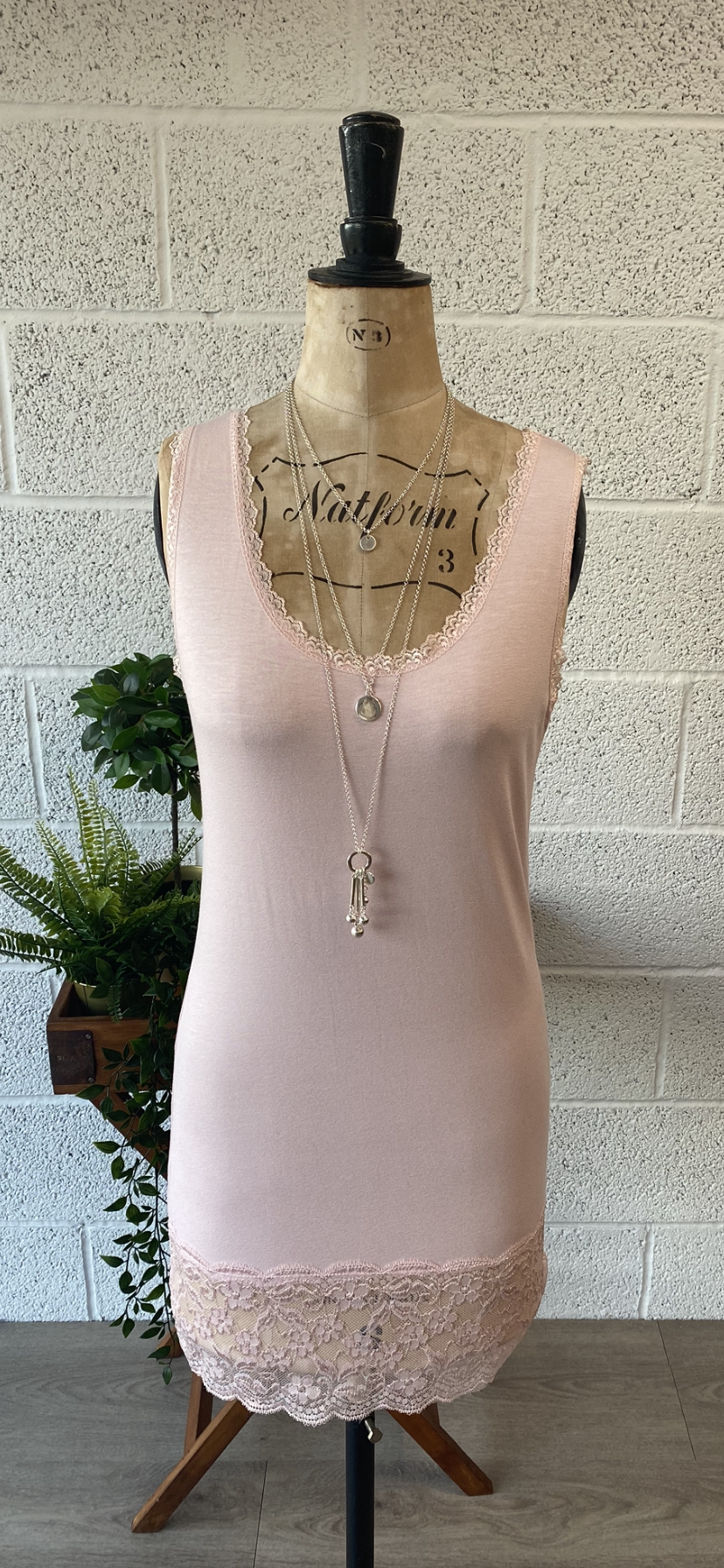 Lace Top and Bottom Vest