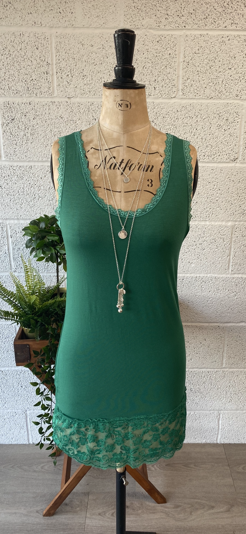 Lace Top and Bottom Vest