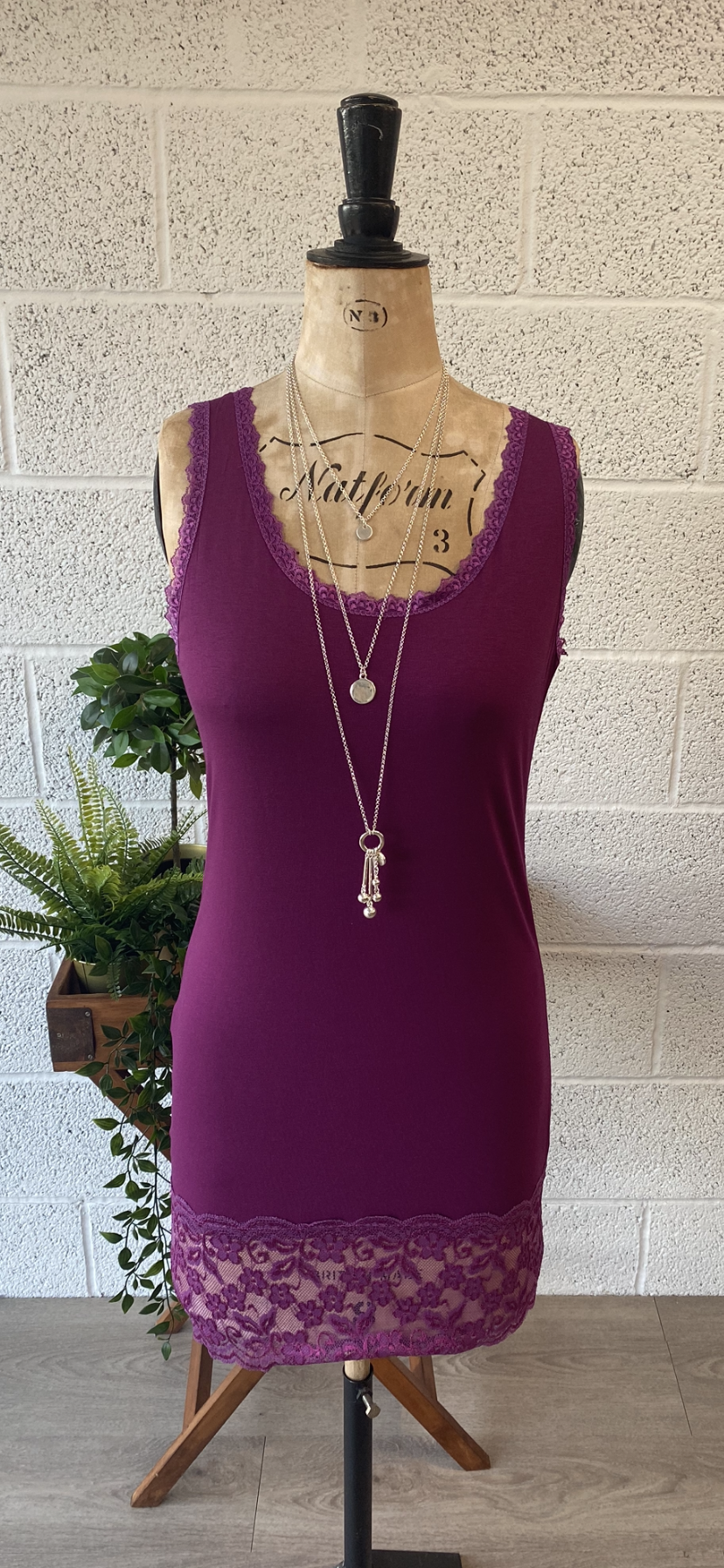 Lace Top and Bottom Vest