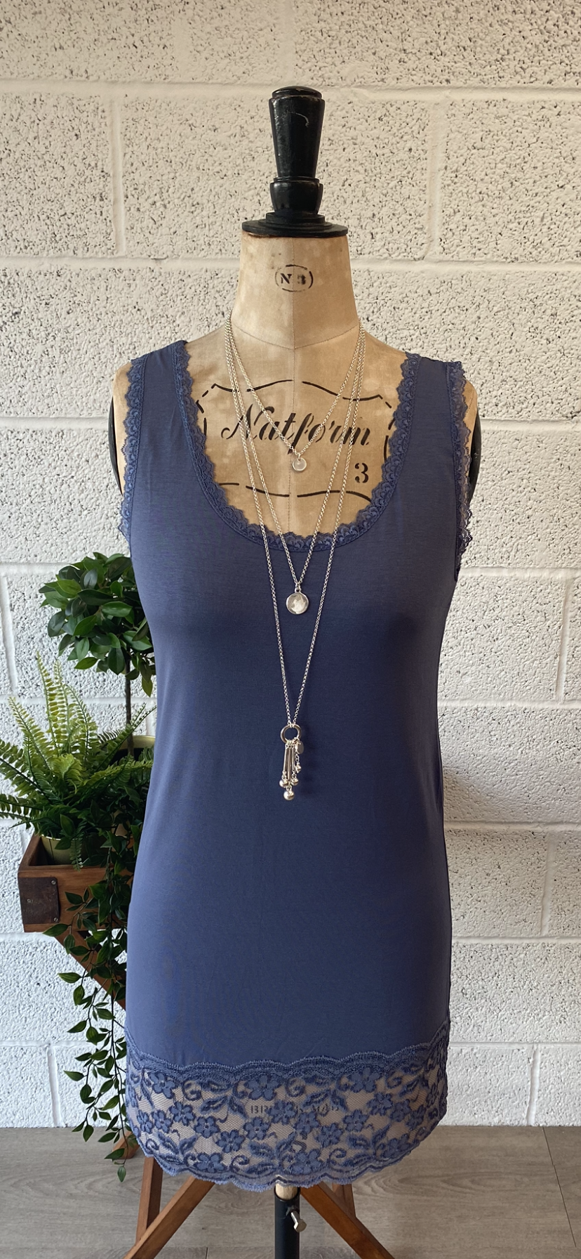 Lace Top and Bottom Vest