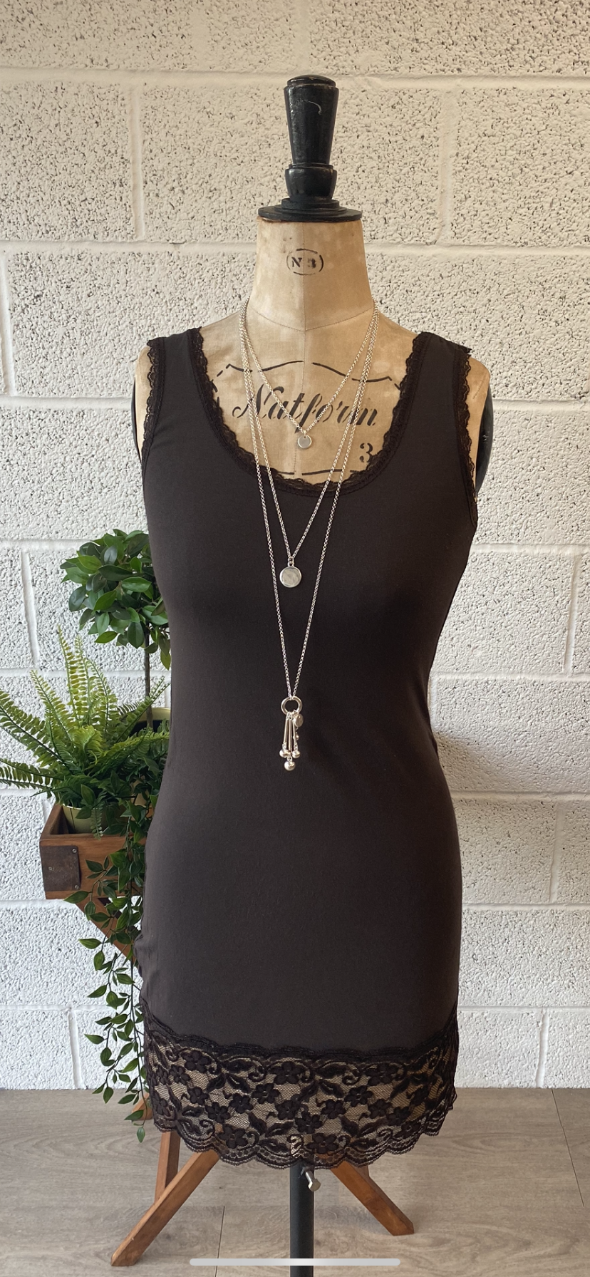 Lace Top and Bottom Vest