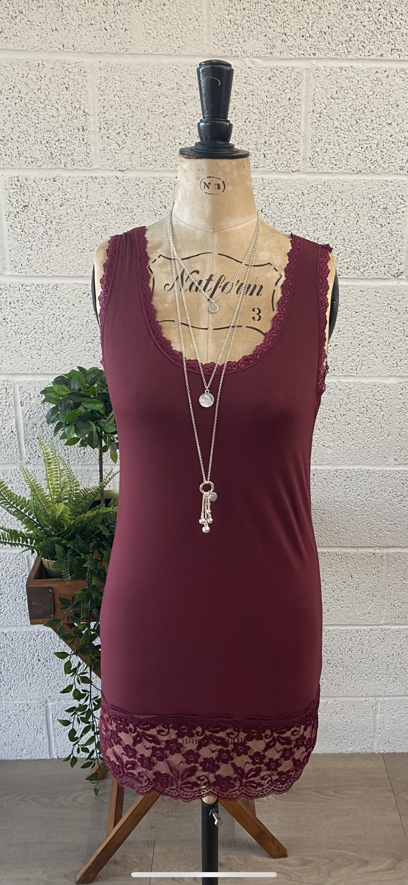 Lace Top and Bottom Vest