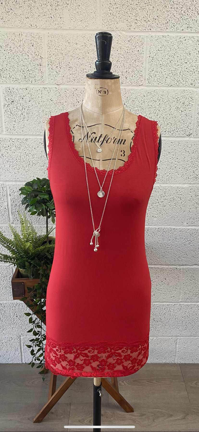 Lace Top and Bottom Vest
