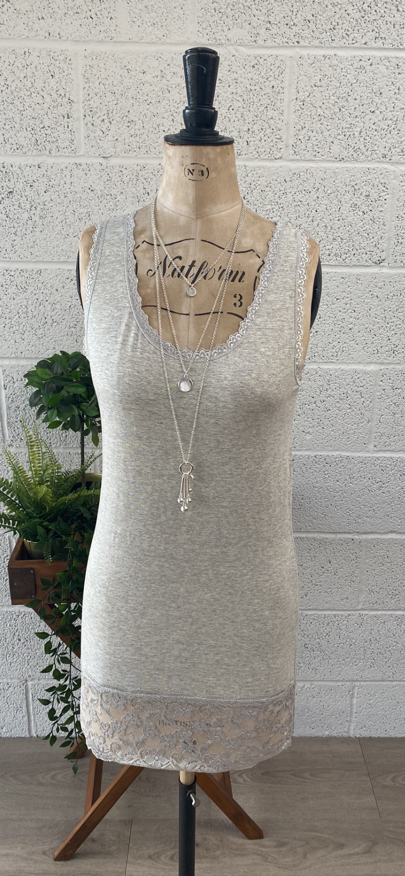 Lace Top and Bottom Vest
