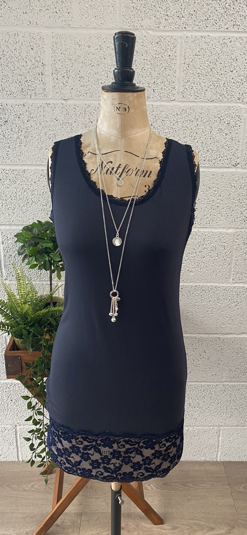 Lace Top and Bottom Vest