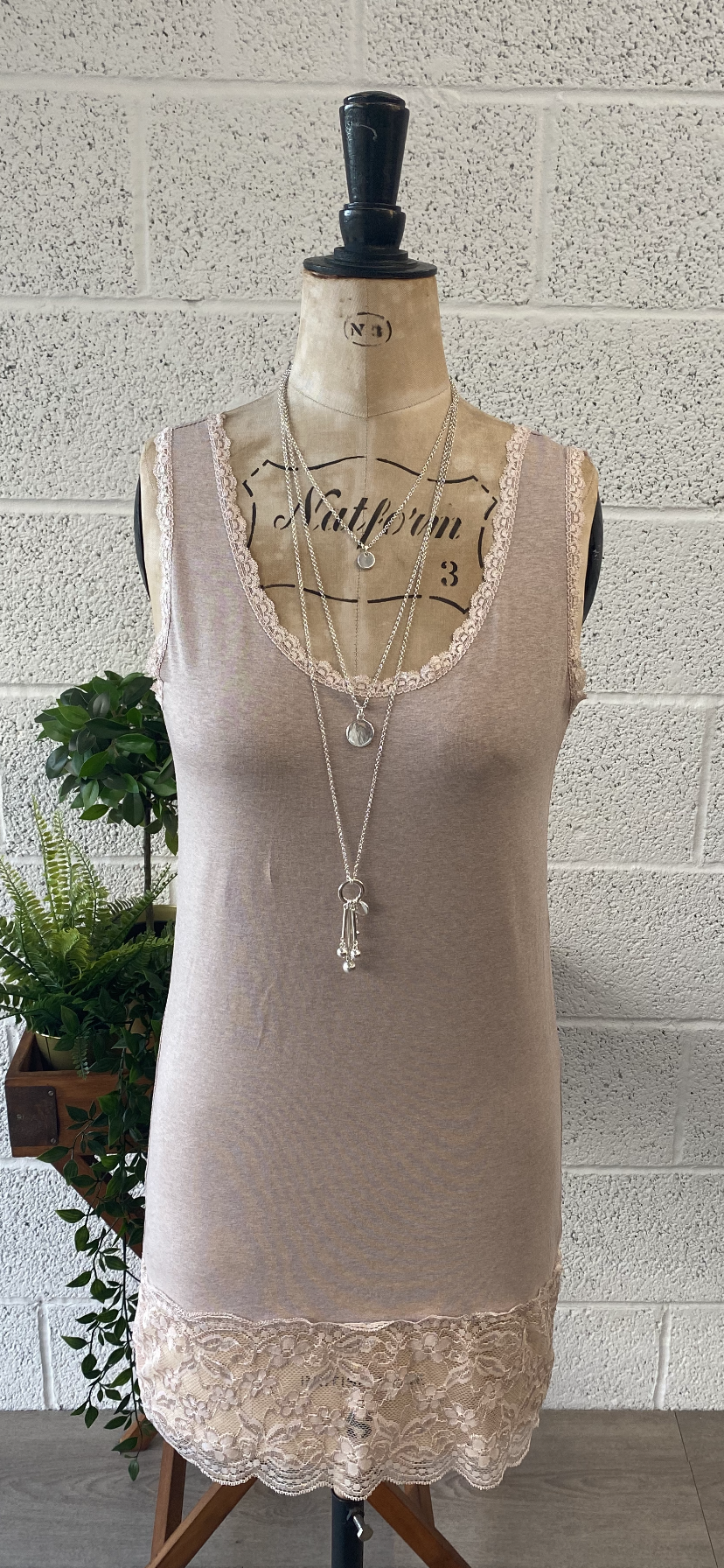 Lace Top and Bottom Vest