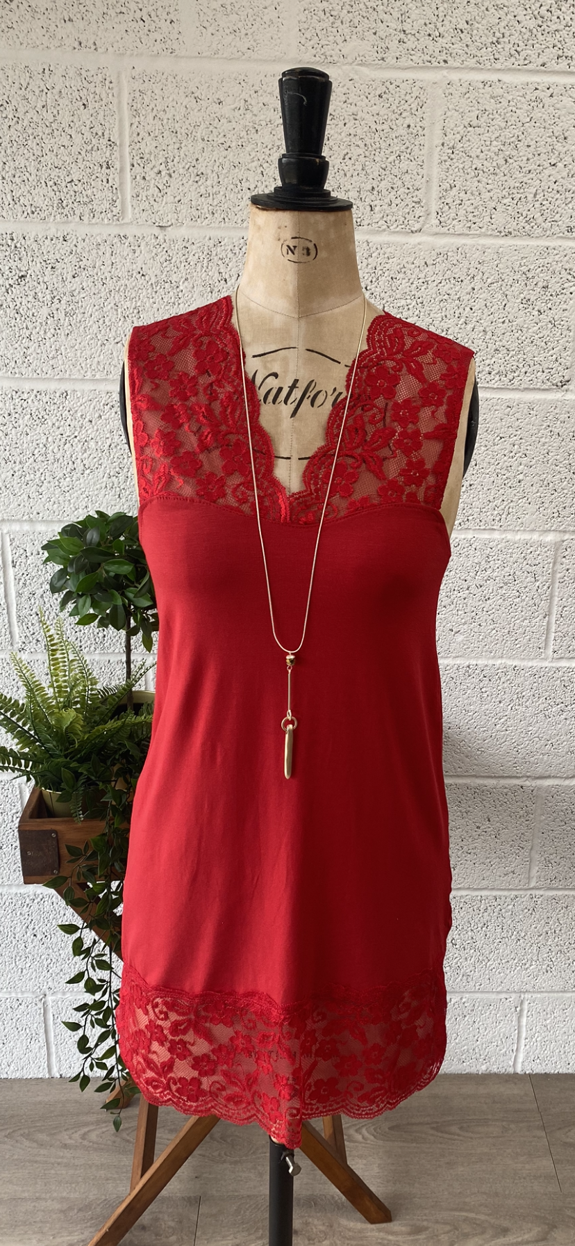 V Lace Vest