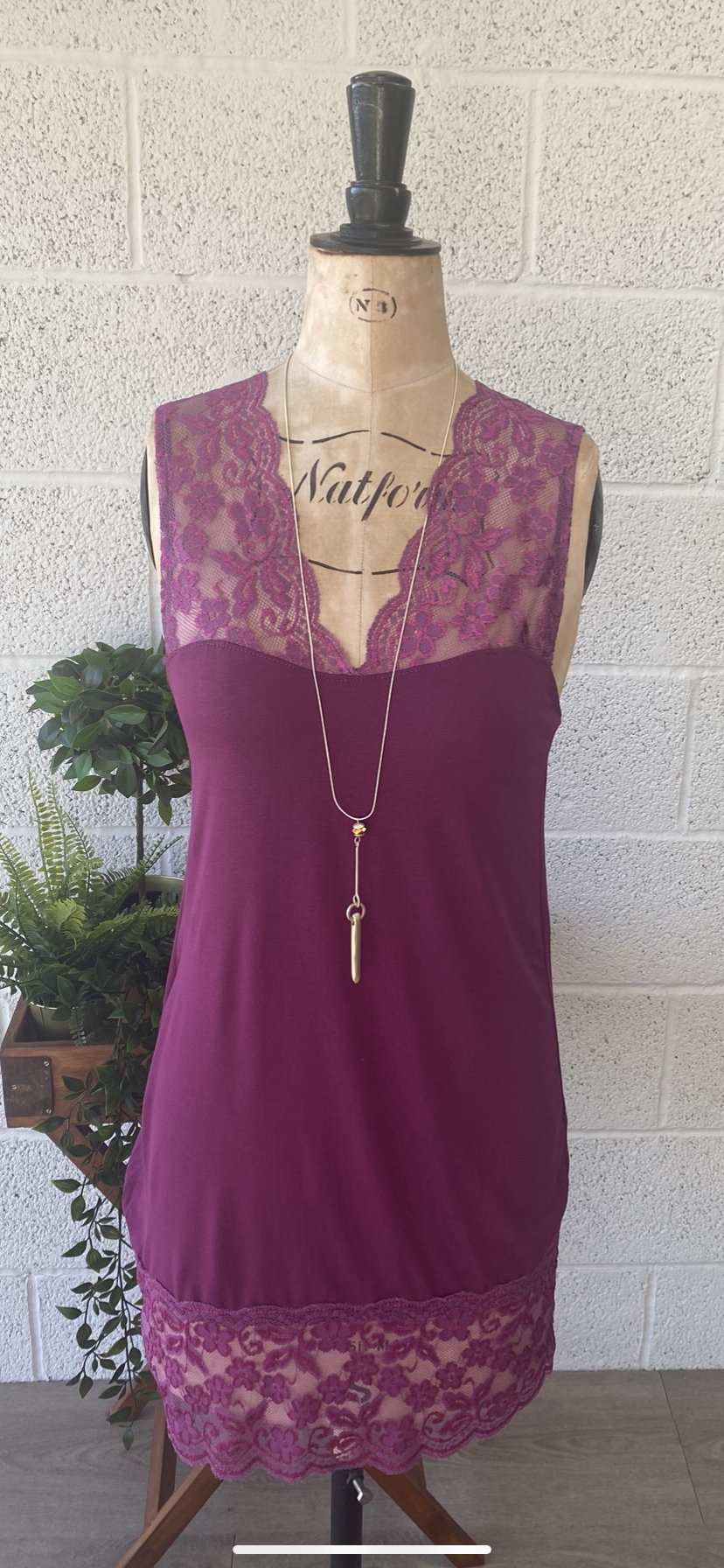 V Lace Vest