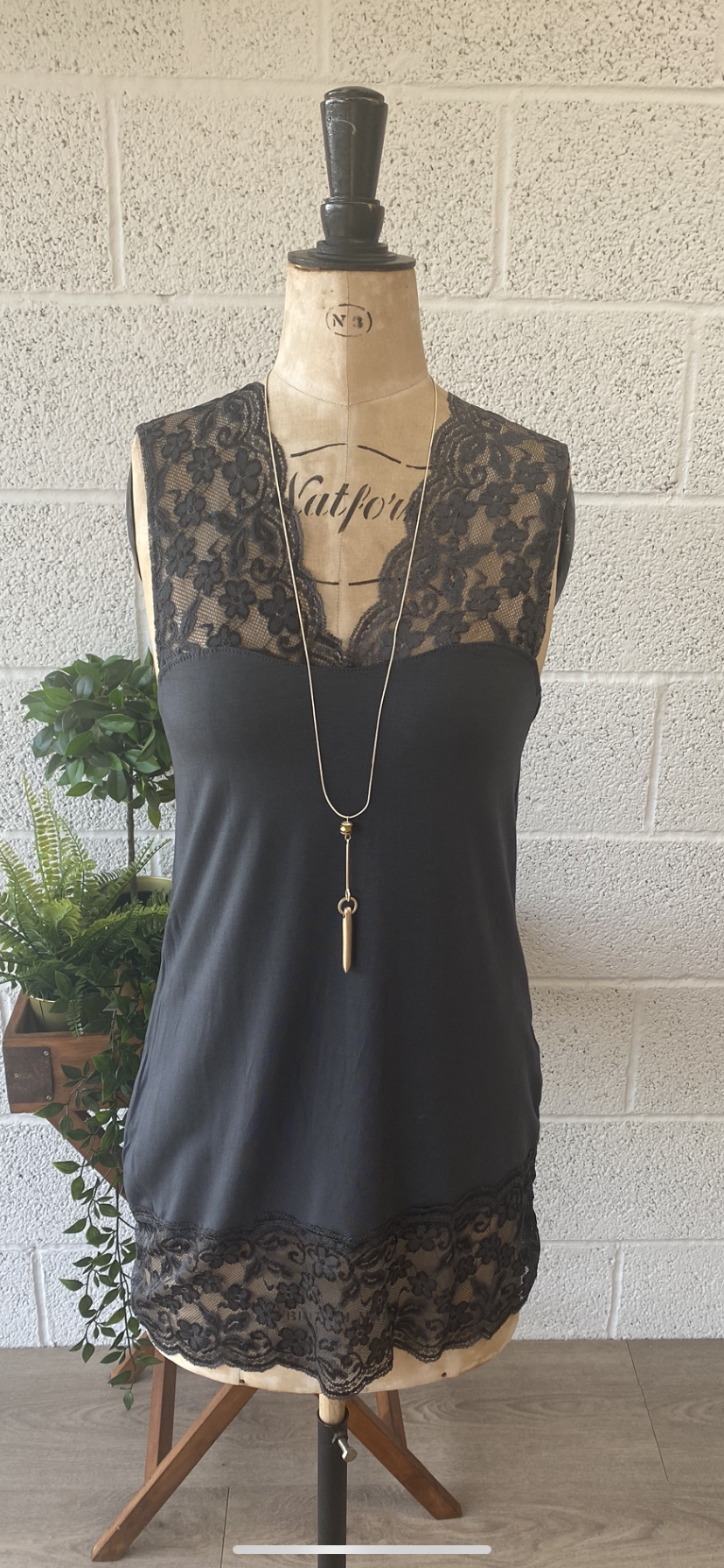 V Lace Vest