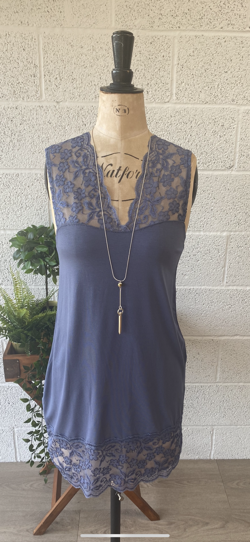 V Lace Vest