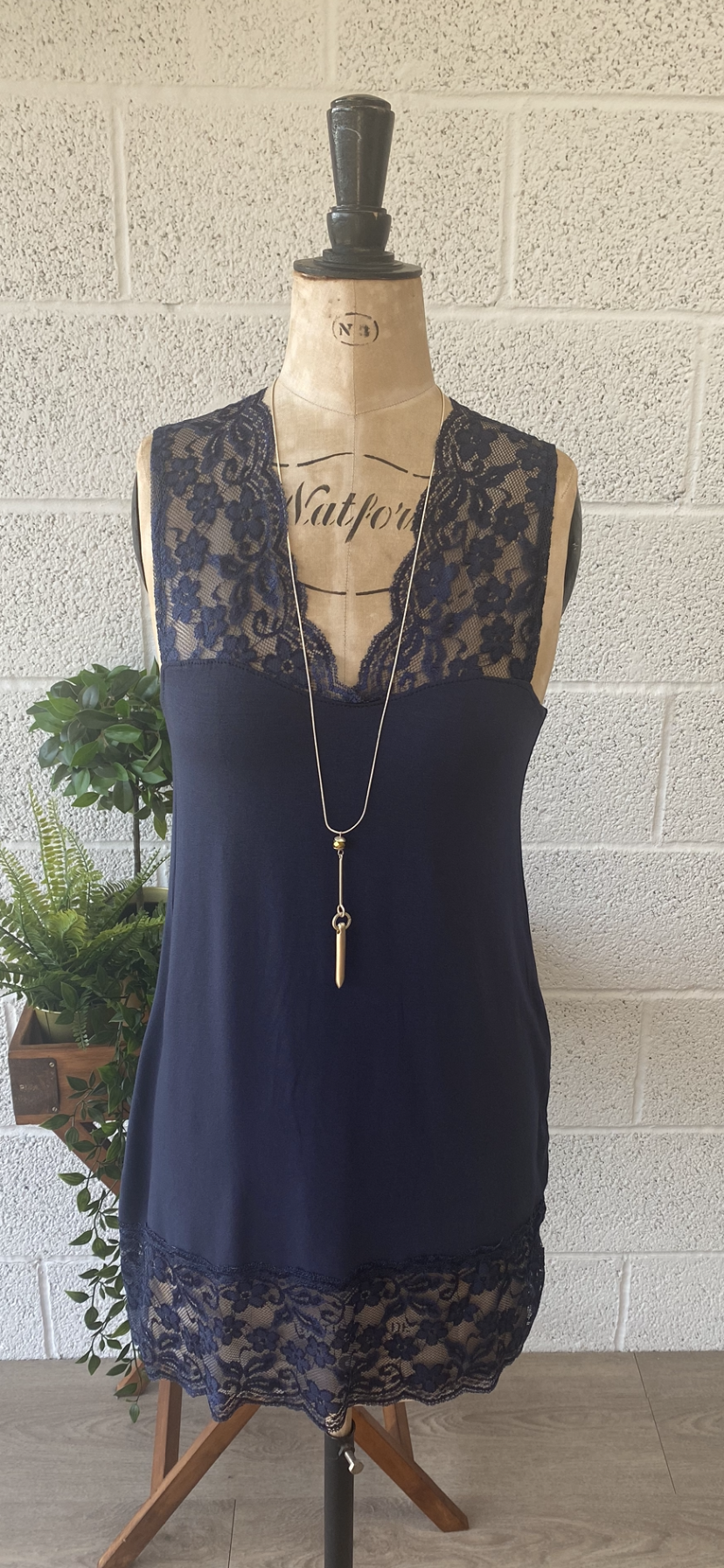 V Lace Vest