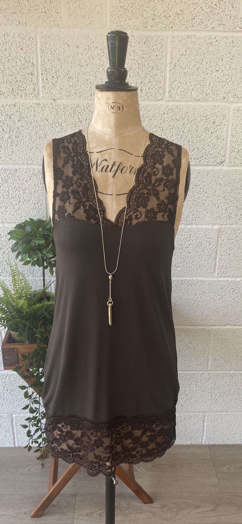 V Lace Vest
