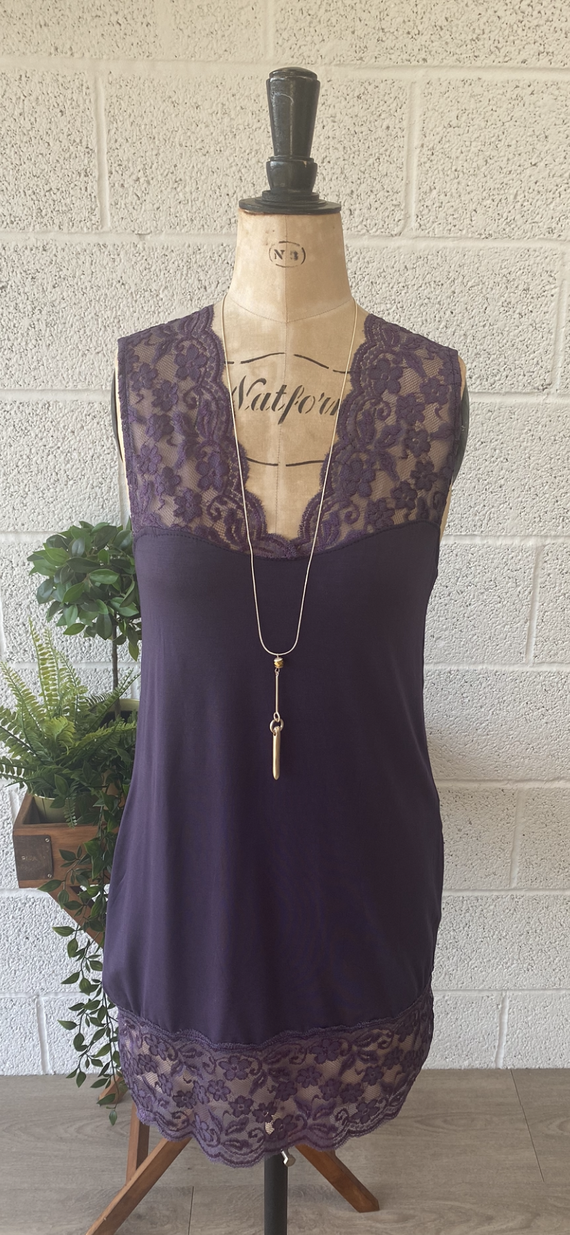 V Lace Vest