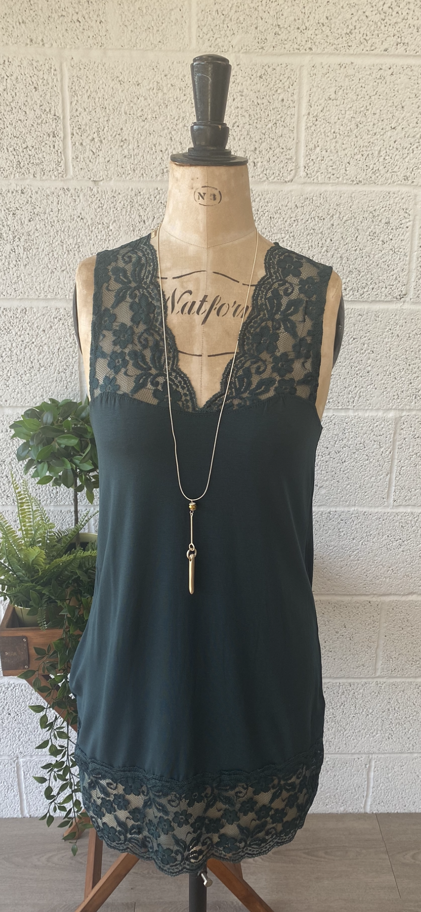 V Lace Vest