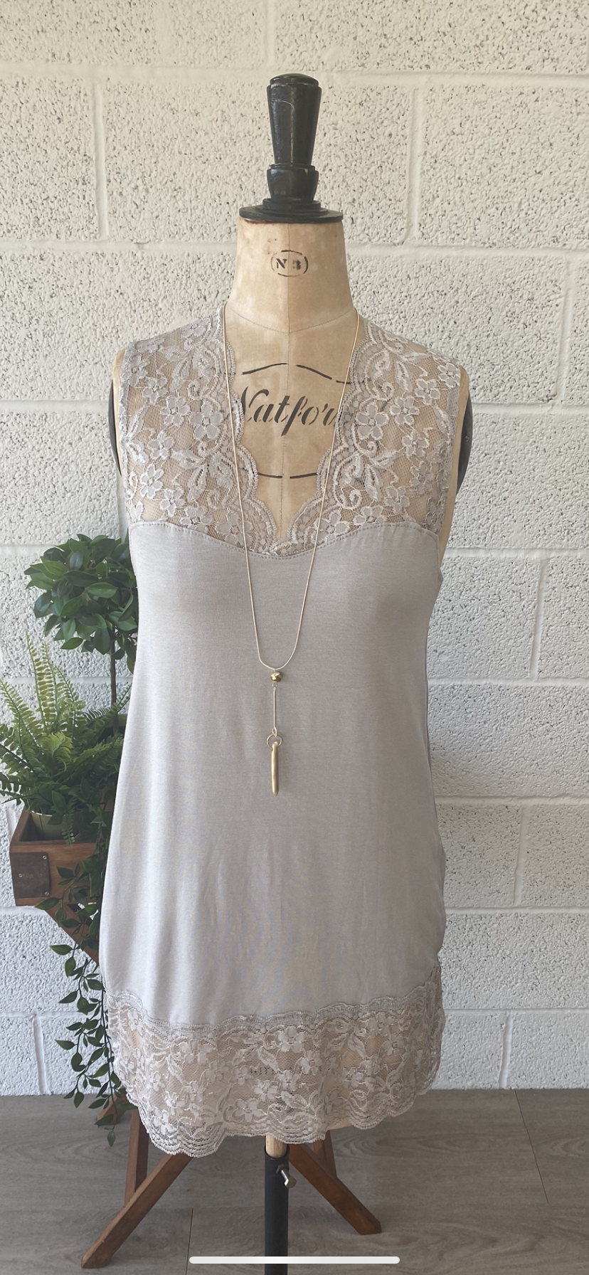 V Lace Vest