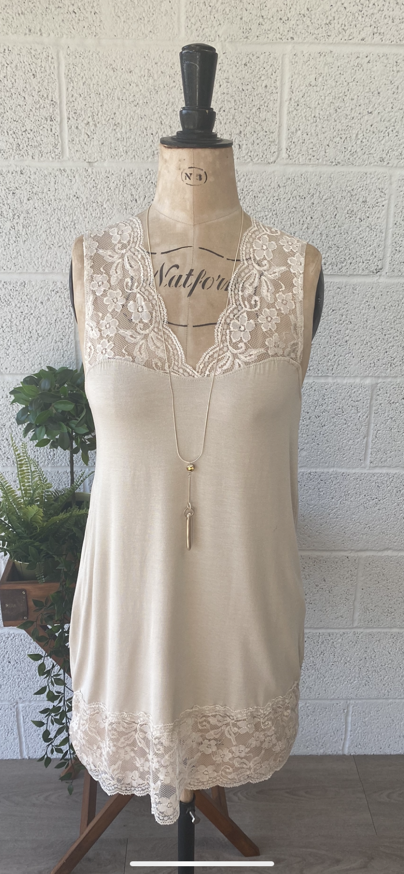 V Lace Vest