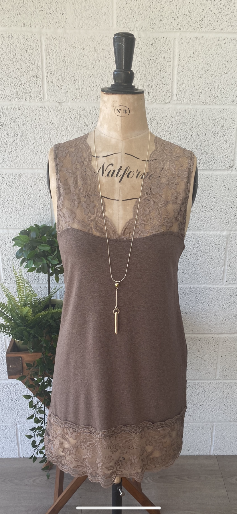 V Lace Vest