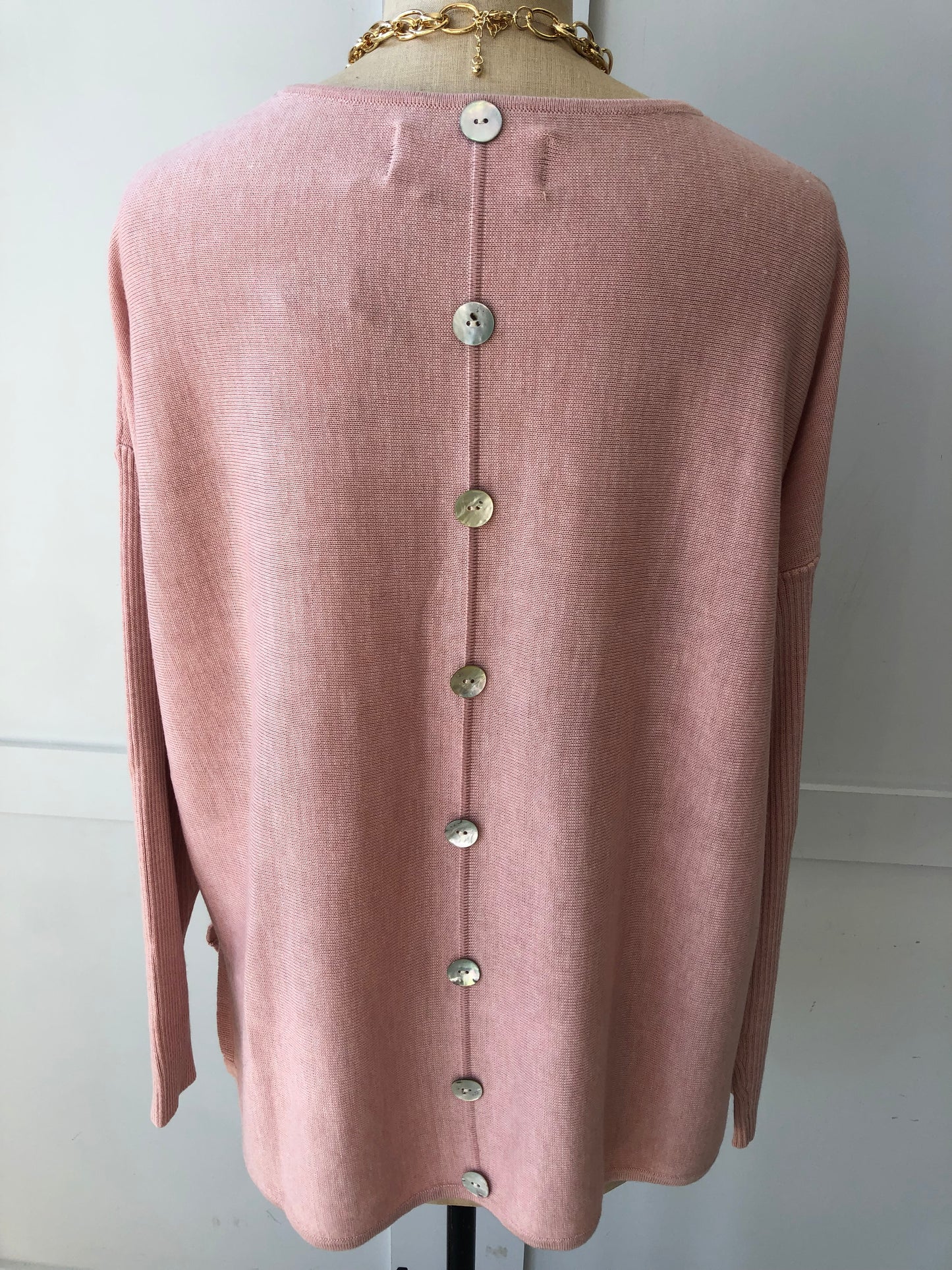 Short Button Back Jumper