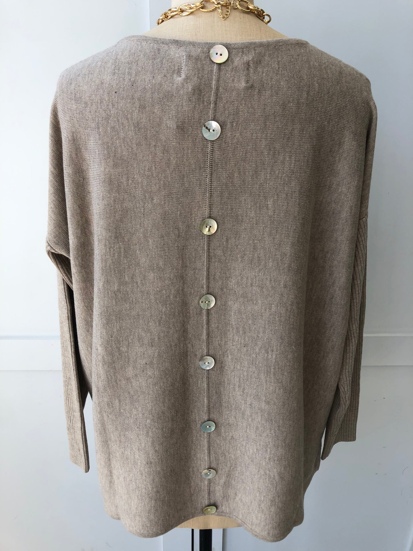 Short Button Back Jumper