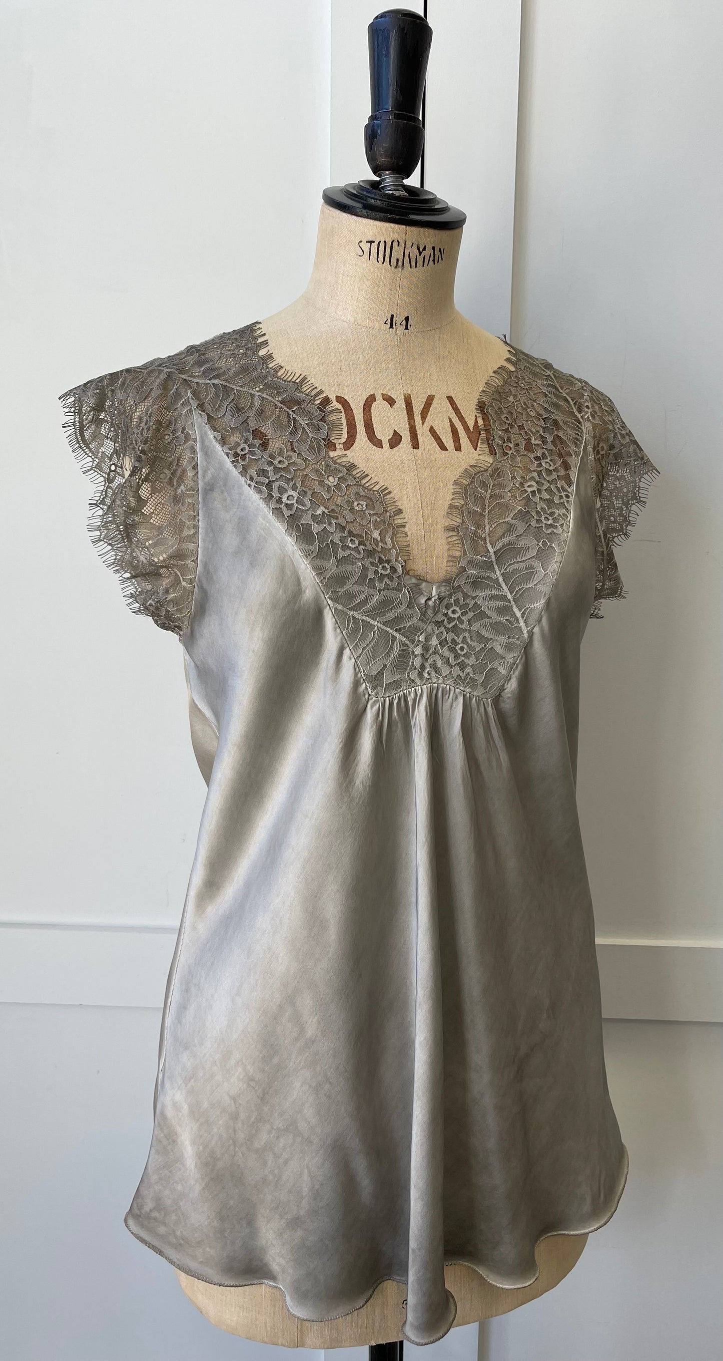 The Lucy - Luxury Satin Lace T- Shirt