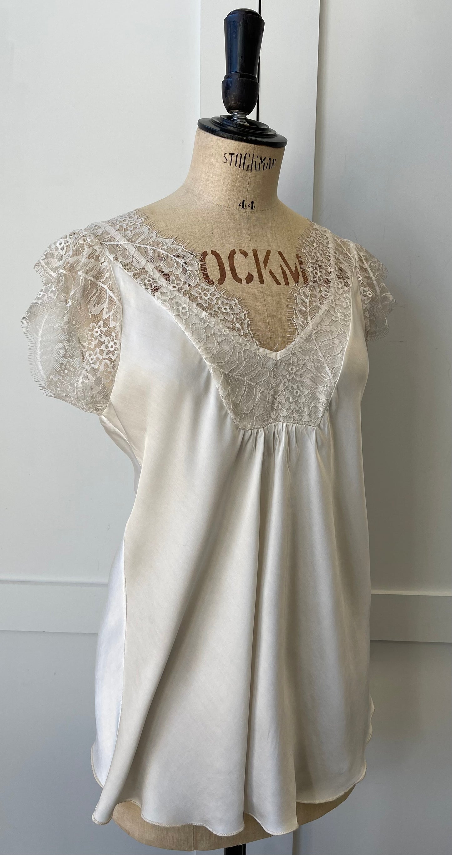 The Lucy - Luxury Satin Lace T- Shirt