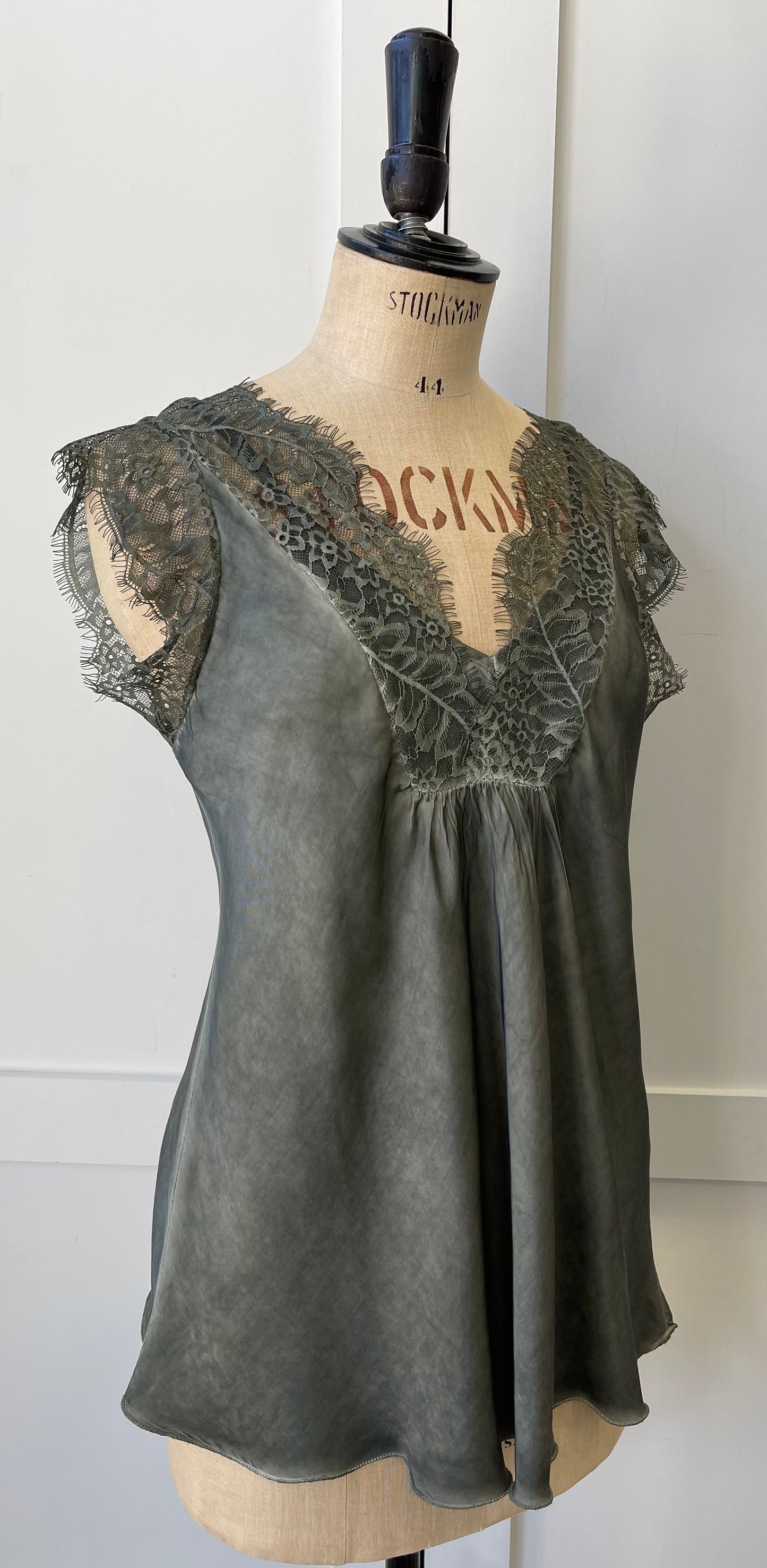 The Lucy - Luxury Satin Lace T- Shirt