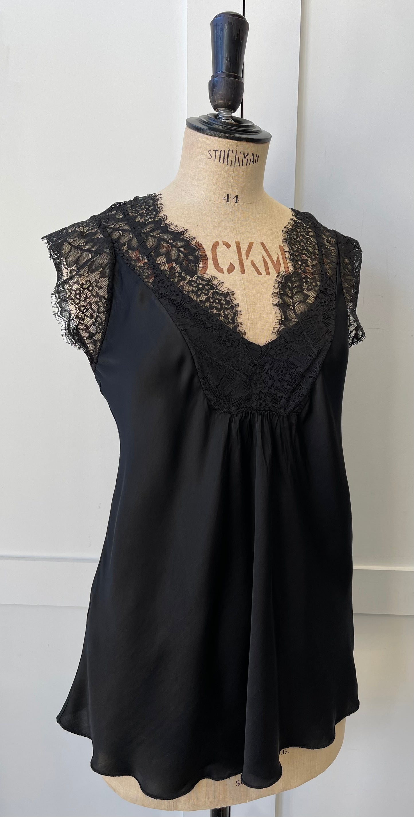 The Lucy - Luxury Satin Lace T- Shirt