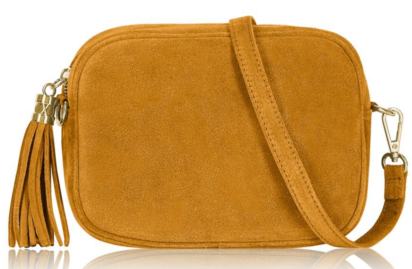 Cross Body Camera Bag Suede