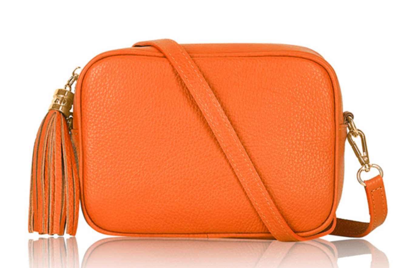 Cross Body Camera Bag Leather
