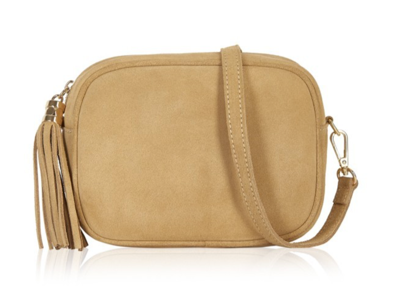 Cross Body Camera Bag Suede