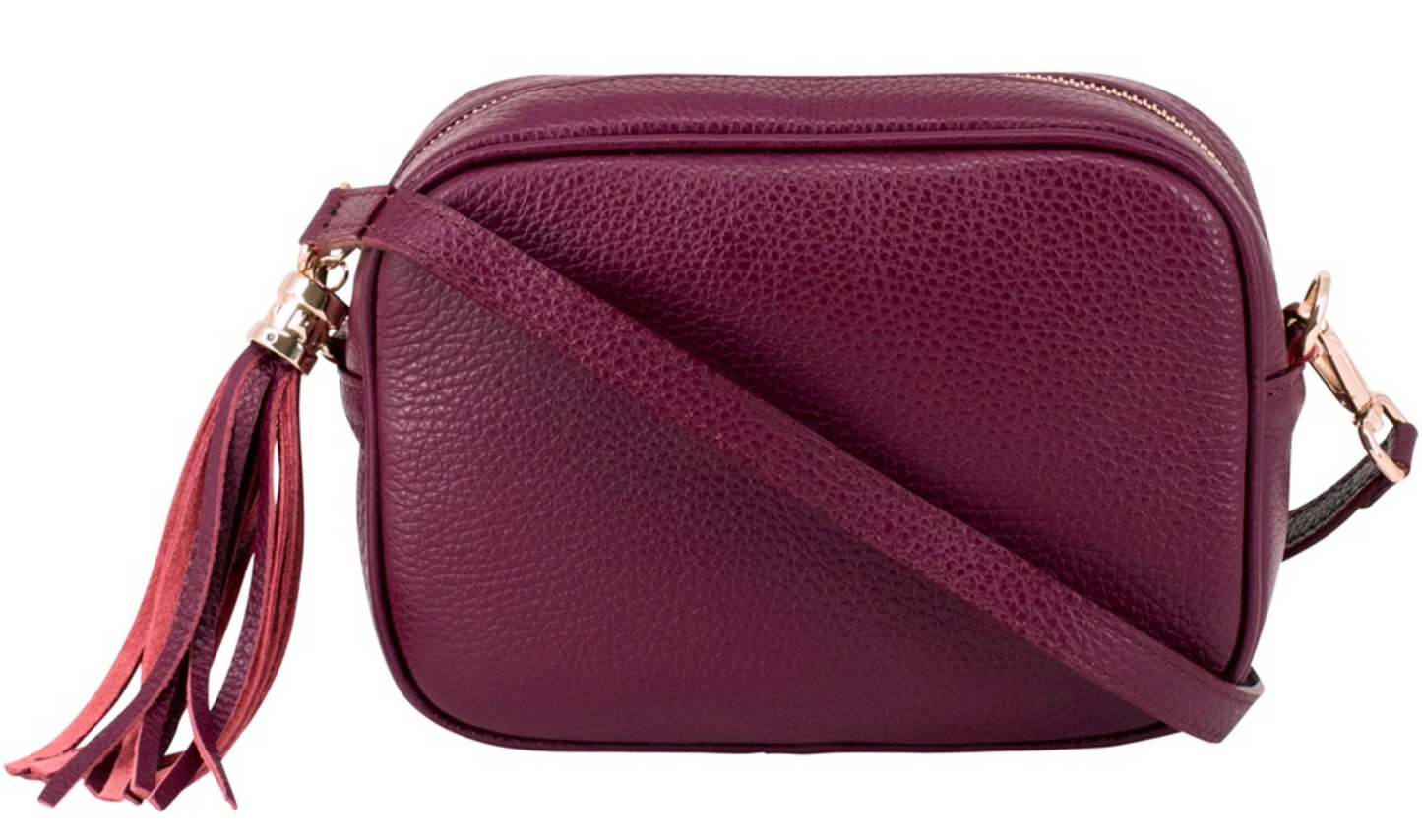 Cross Body Camera Bag Leather